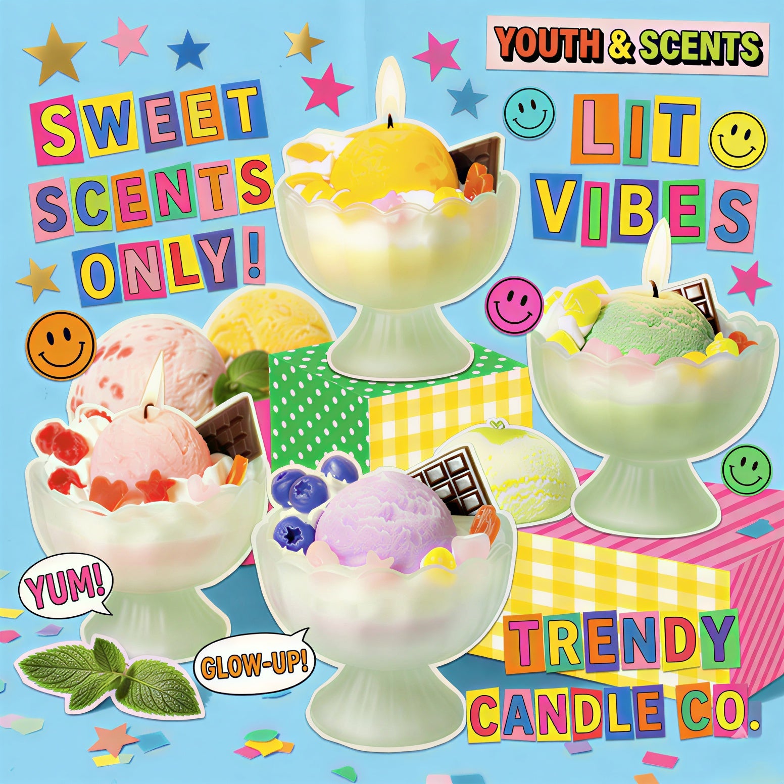 Colourful Ice Cream